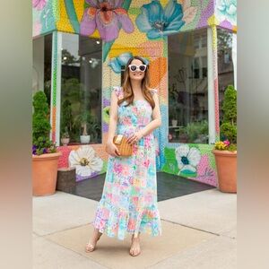 Lilly Pulitzer State of Mind Print Crista Dress